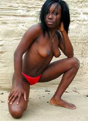 chicas negras en topless